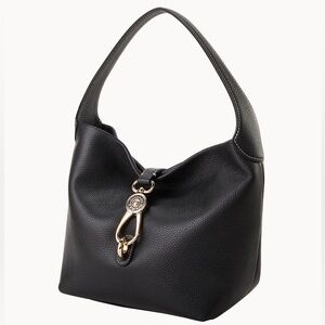 Dooney & Burke | Lucca Leather Logo Lock Large Hobo